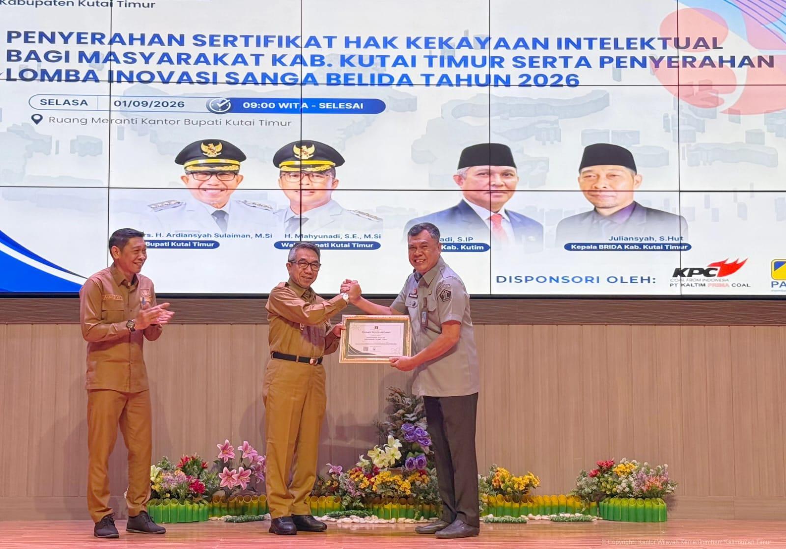 Pendaftaran Merek Meningkat, Kemenkum Kaltim Perkuat Layanan Kekayaan Intelektual di Kutai Timur